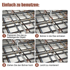 Jopassy Bindedraht für Stahlbeton 100/400 mm, 1000 Stück