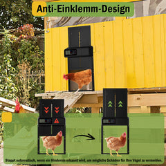 Jopassy Automatische Hühnerklappe mit Timer