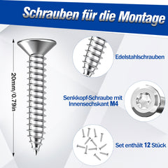 Jopassy Set mit 2 silbernen Spikes für Mähroboter (aus 65Mn-Manganstahl), kompatibel mit den Modellen Worx Landroid S/M, zur Verbesserung der Traktion des Mähroboters