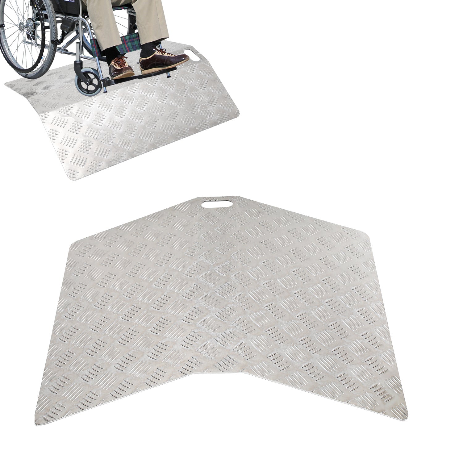 Jopassy Rollstuhlrampe aus Aluminium Tragkraft 270 kg